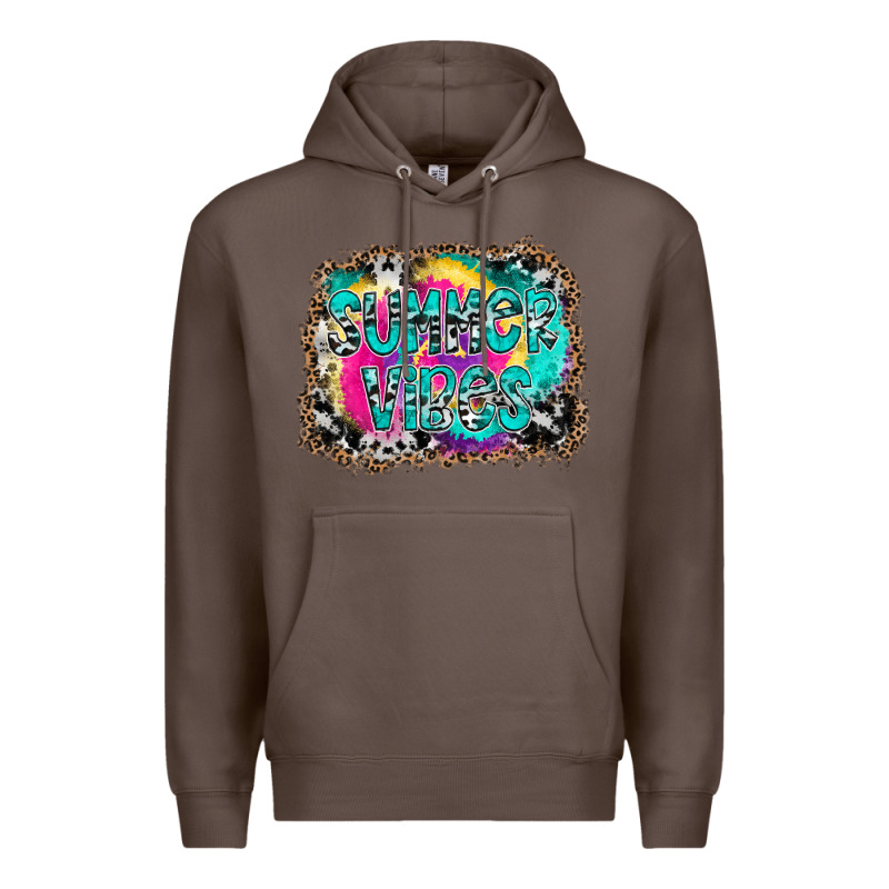 Summer Vibes Premium Hoodie by CowhideDigitalArt | Teevron