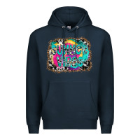 Navy Summer Vibes Premium Hoodie - CowhideDigitalArt
