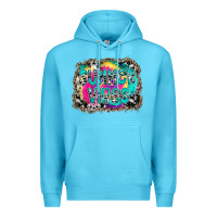 Ocean Blue Summer Vibes Premium Hoodie - CowhideDigitalArt