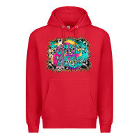 Red Summer Vibes Premium Hoodie - CowhideDigitalArt