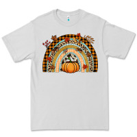 Dove Grey Fall rainbow pumpkin Premium Tee - NancyCooperArtShop