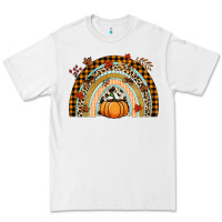 White Fall rainbow pumpkin Premium Tee - NancyCooperArtShop