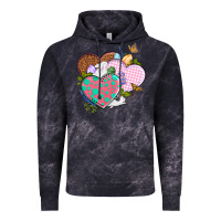 Cloud Black Easter Day Western Easter hearts Vintage Hoodie - OliviaCreatesArt