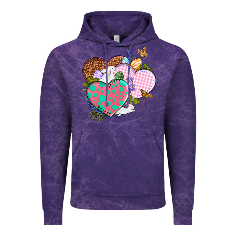 Easter Day Western Easter Hearts Vintage Hoodie by OliviaCreatesArt | Teevron