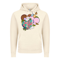 Vintage Artic Easter Day Western Easter hearts Vintage Hoodie - OliviaCreatesArt