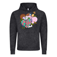 Vintage Black Easter Day Western Easter hearts Vintage Hoodie - OliviaCreatesArt