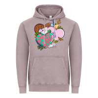 Vintage Zinc Easter Day Western Easter hearts Vintage Hoodie - OliviaCreatesArt