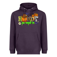 Plum howdy halloween pumpkins Heavyweight Hoodie - AdoDesignShop