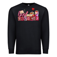 Black valentines day teacher Premium Sweatshirt - AdoDesignShop