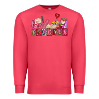 Cardinal valentines day teacher Premium Sweatshirt - AdoDesignShop