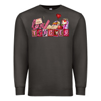 Smoke valentines day teacher Premium Sweatshirt - AdoDesignShop