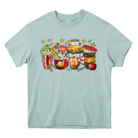 Arona school bus coffee cups Heavy Core Tee - NancyCooperArtShop