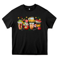 Black school bus coffee cups Heavy Core Tee - NancyCooperArtShop