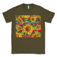 Army Green mexican sunflowers Classic Tee - TumblerDesignByShophia