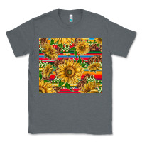 Charcoal Heather mexican sunflowers Classic Tee - TumblerDesignByShophia