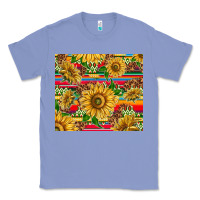Colony Blue mexican sunflowers Classic Tee - TumblerDesignByShophia
