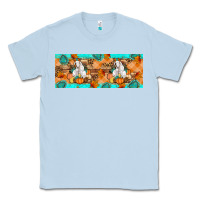 Dusty Blue Goat Family Fall Classic Tee - Artiststas