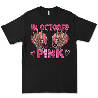 Black in october we wear pink skeleton Premium Tee - texasbilliewilder