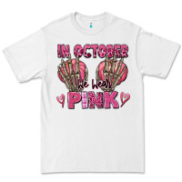 White in october we wear pink skeleton Premium Tee - texasbilliewilder