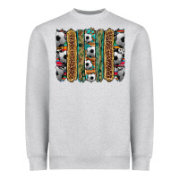 Heather Grey soccer camouflage serape cowhide turquoise leopard glitter  brushstrok Heavyweight Sweatshirt - Artiststas