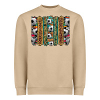 Soccer Camouflage Serape Cowhide Turquoise Leopard Glitter  Brushstrok Heavyweight Sweatshirt | Teevron