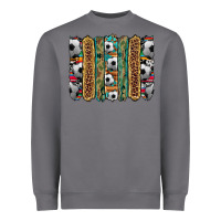 Storm soccer camouflage serape cowhide turquoise leopard glitter  brushstrok Heavyweight Sweatshirt - Artiststas