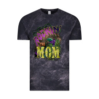 Cloud Black Rockin the mom Mother's Day Vintage Tee - HowdyJamesFarm