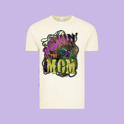 Rockin The Mom Mother's Day Vintage Tee Designed By Howdyjamesfarm