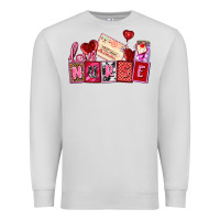 Dove Grey valentines day nurse Premium Sweatshirt - AdoDesignShop