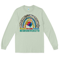 Matcha Recognize normalize embrace neurodiversity Autism Long Sleeve Tee - FaDigitalArtStudio