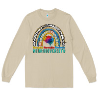 Mushroom Recognize normalize embrace neurodiversity Autism Long Sleeve Tee - FaDigitalArtStudio