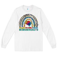 White Recognize normalize embrace neurodiversity Autism Long Sleeve Tee - FaDigitalArtStudio