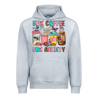 Heather Grey half teacher half coffee Urban Hoodie - JahusDesignShop