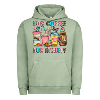 Pigment Oil Green half teacher half coffee Urban Hoodie - JahusDesignShop