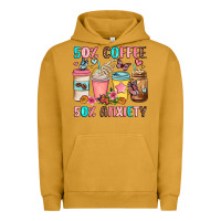 Pigment Peanut Butter half teacher half coffee Urban Hoodie - JahusDesignShop