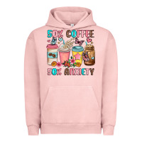 Pigment Salmon half teacher half coffee Urban Hoodie - JahusDesignShop