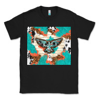Black freebird with leopard and cowhide pattern Classic Tee - TumblerDesignByShophia