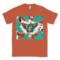 Copper freebird with leopard and cowhide pattern Classic Tee - TumblerDesignByShophia