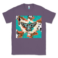 Lavender freebird with leopard and cowhide pattern Classic Tee - TumblerDesignByShophia