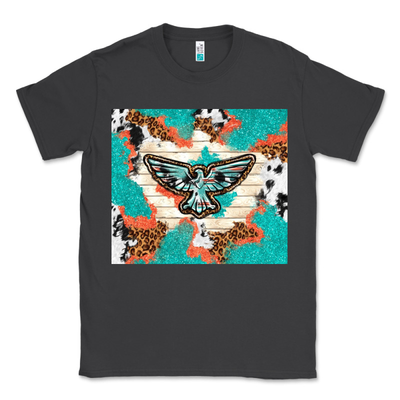 Freebird With Leopard And Cowhide Pattern Classic Tee by TumblerDesignByShophia | Teevron