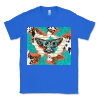 True Royal freebird with leopard and cowhide pattern Classic Tee - TumblerDesignByShophia