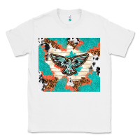 White freebird with leopard and cowhide pattern Classic Tee - TumblerDesignByShophia