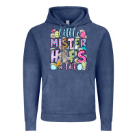 Vintage Denim Easter Day Little mister hops a lot Vintage Hoodie - OliviaCreatesArt
