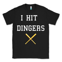 Black i hit dingers baseball Classic Tee - maiPhamDesign