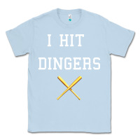 Dusty Blue i hit dingers baseball Classic Tee - maiPhamDesign
