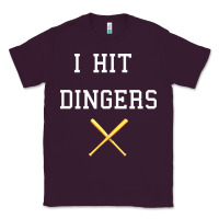 Plum i hit dingers baseball Classic Tee - maiPhamDesign