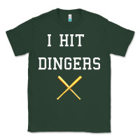 Sports Green i hit dingers baseball Classic Tee - maiPhamDesign