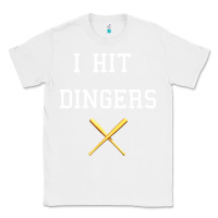 White i hit dingers baseball Classic Tee - maiPhamDesign