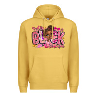 Antique Gold Pretty Black Educated Premium Hoodie - CowhideDigitalArt