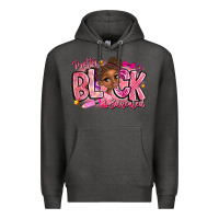 Charcoal Heather Pretty Black Educated Premium Hoodie - CowhideDigitalArt